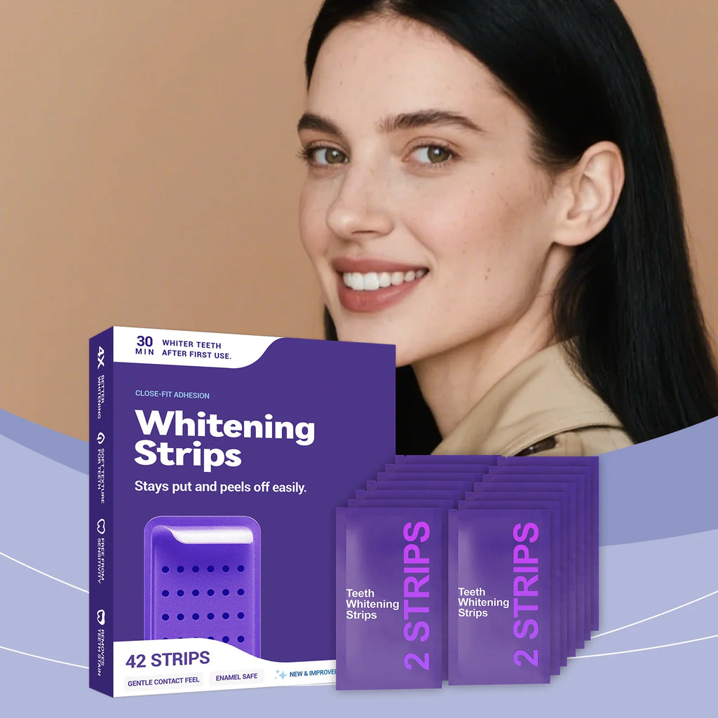 Clariva Whitening Strips — 42 Strips for a Brighter Smile